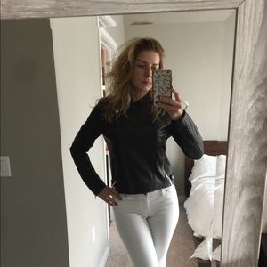 Theory buttery sod leather jacket